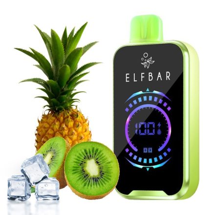 ELF BAR FS18000 disposable vape with kiwi pineapple ice flavor and 18000 puffs