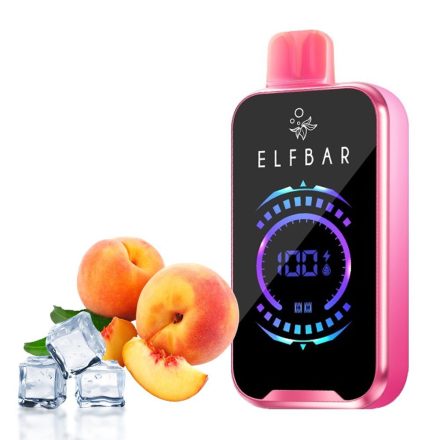 ELF BAR FS18000 disposable vape with peach ice flavor and 18000 puffs