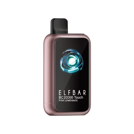 ELF BAR BC20000 TOUCH disposable vape with pink lemonade flavor and 20000 puffs