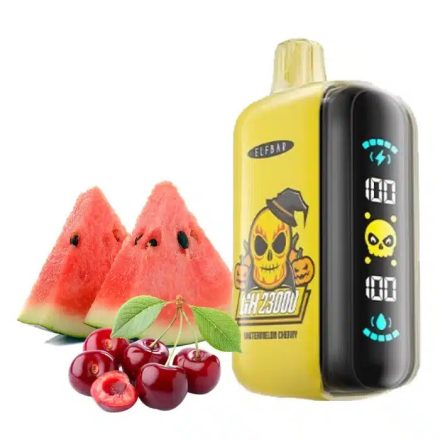 ELF BAR GH23000 rechargeable vape with watermelon cherry flavor and 23000 puffs