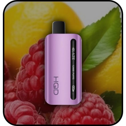 HQD GLAZE 12000 - Raspberry Lemon 2% - RECHARGEABLE