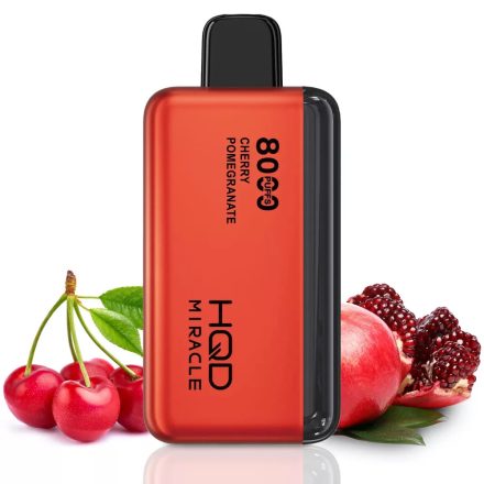 HQD MIRACLE 8000 5% - Cherry Pomegranate - RECHARGEABLE