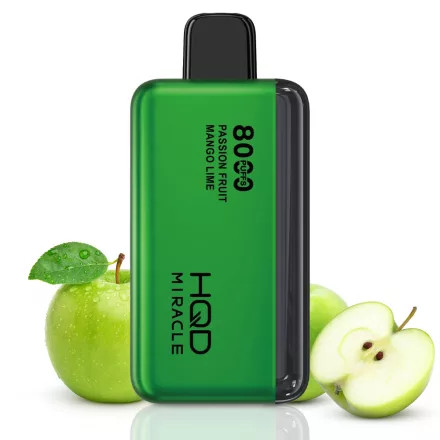HQD MIRACLE 8000 5% - Double Apple - RECHARGEABLE