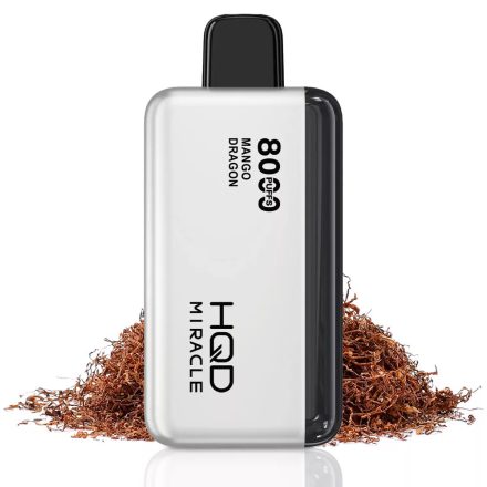 HQD MIRACLE 8000 5% - Tobacco - RECHARGEABLE